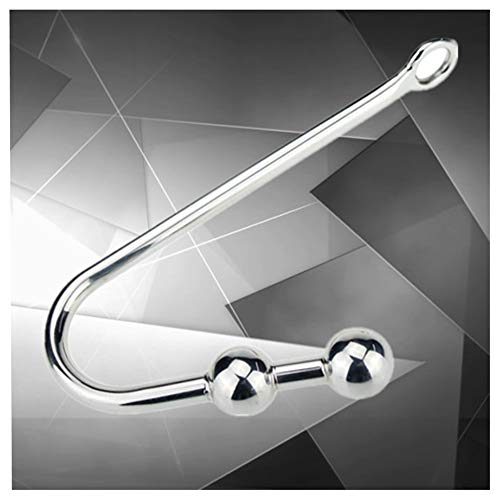 Preisvergleich Produktbild Massagegerät mit 2 Perlen, Edelstahl, schwer, silberfarben