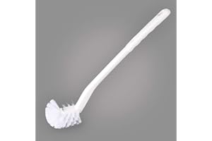 Baffect® 2017 Cepillo de tocador portátil plástico Largo Mango Fuerte descontaminación cepillos de Limpieza Accesorios de baño (1)