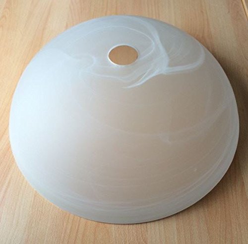 Lampenschirm Pastille 68921 , E 27 u.a. für Led , Glas , Ersatzglas , Schirm , Ersatzschirm , Lampenglas für Pendellampe , Tischlampe , Fluter , Leuchte , ca.39 cm Durchmesser - 2