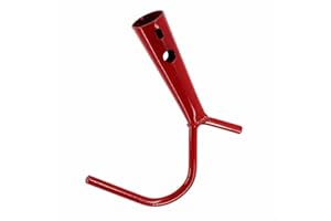 REKORD QUALITÄT IN IHRER HAND Rekord Obstschüttelhaken (Stahl mit roter Pulverbeschichtung), Gesamtlänge: 17 cm, Durchmesser Dülle: 28 mm, Baumhaken, Obsthaken, Erntehaken, Obst-Pflückhilfe