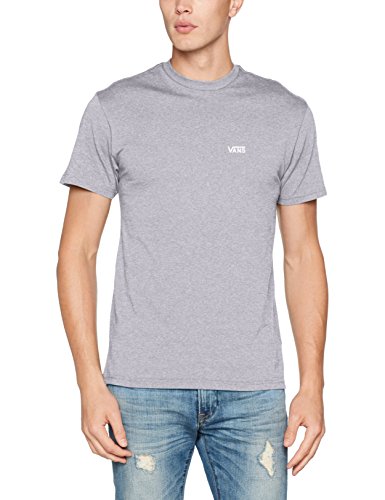 Men's Left Chest Logo Tee T Shirt, Grey (Athletic Heather), Medium 93 - 102 cm UK