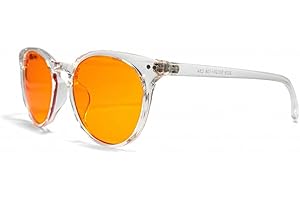 UVtech SLEEP-2R Filtre à lumière bleue 100 % et filtre à lumière verte, lunettes rouges, lunettes d'ordinateur, jeux PC, filtre bluelight, lumière bleue UV, verres bloquants, anti-femme et homme