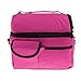 Generic Insulated Thermal Cooler Shoulder Travel Lunch Bags Mummy Baby Bottle Bags - rose RS.560.00