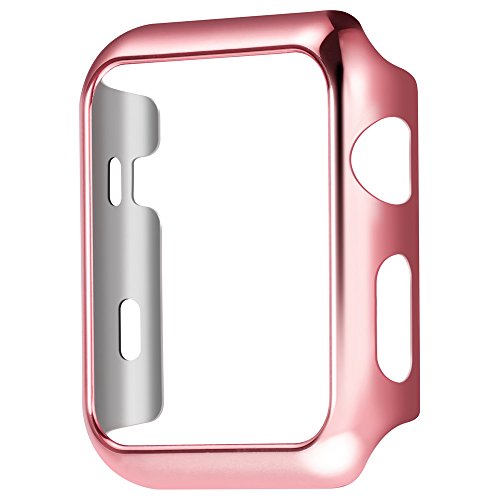 Pinhen Apple Watch Funda Series 2 HOCO Funda Protector de Pantalla de Met  lico Ligero para Apple Watch Series 2  38MM Rose 
