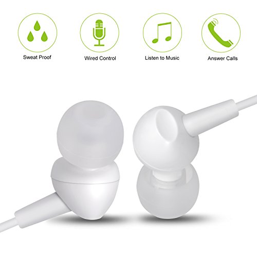 Book's Cover ofEcouteurs Casque Filaire Antibruit Jack 35mm Blanc