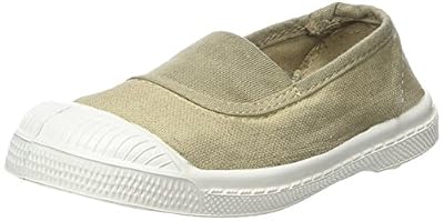 Bensimon - E15002 - TENNIS ELASTIQUE ENFANT - Baskets Basses- Mixte Enfant - Beige (Beige Coquille) - 28 EU