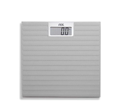 ADE Digitale Personenwaage BE 1509 Loreen. Elektronische Badezimmerwaage mit rutschhemmender Silikon-Oberfläche für maximalen Grip. Genaue Gewichtsbestimmung bis 180 kg. Inklusive Batterie. Grau - 2