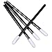Amison 50pcs Disposable MakeUp Lip Brush Lipstick Gloss Wands Applicator Make Up Tool (Black)