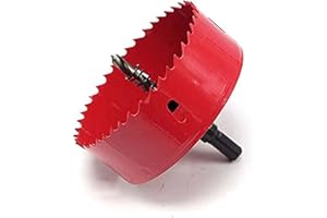 AOKTORKIT Hole Saw Drill Bit,100mm(4") M42 Bi-Metal Large Size Hole Opener Hole Saw Cutter Tool for Drilling drywall,blades, Plastic, Pipe, Wood, Fiberboard, Soft Metal For Hand Drills
