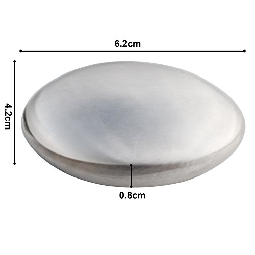 TRIXES Edelstahlseife Küchenseife Edelstahl Seife Geruchsneutralisator - 4