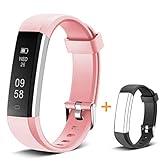 Muzili Montre Connectée Bracelet Connectée Femmes Homme IP67 Étanche Écran Tactile Sport Moniteur de Fréquence Cardiaque/Compteur de Pas/Compteur de Calories/Moniteur de Sommeil Android iOS