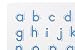 Kid O 12cm A-to-Z Lower Case Magnatab