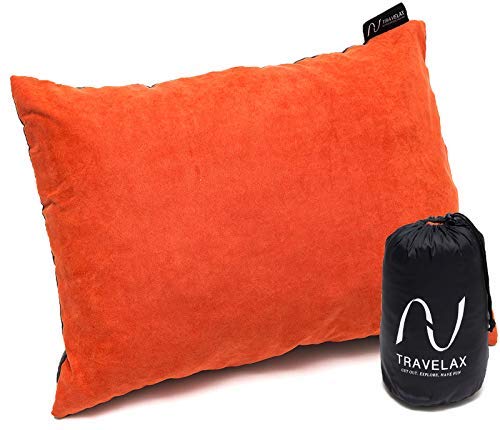 Travelax Cuscino da viaggio, campeggio o collo, leggero, lavabile - non gonfiabile