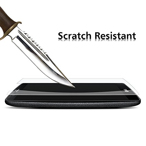 OMOTON  2-pack  Cristal Templado LG G4 Protector de Pantalla con 9H Dureza  Alta Definicion  Garant  a de por vida 