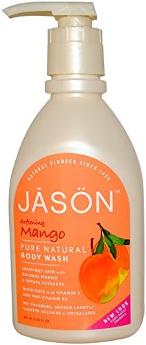 JASON NATURAL PRODUCTS BODY WASH,MANGO &amp; PAPAYA, 30 FZ