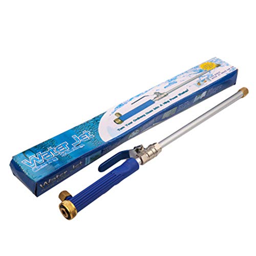 Preisvergleich Produktbild Wasser Düsenpistole Gartenschlauch Sprayer, Gun Elektrische Kaltwasser Hochdruckreiniger Fenster Waschen Mit Schrubben, Autowäsche (46.5CM Blau)