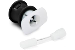 Errecom Szybkozłączka niskociśnieniowa do urządzeń samochodowych A/C z gazem chłodniczym R134a (czarny) + Wąż Flex Hose