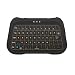 Produktbild HKJCC 2019 Neue Mini-Touch-Tastatur Funk-Tastatur 2,4 GHz Luftfernbedienung für Verschiedene Systeme schwarz (deutsches Layout)