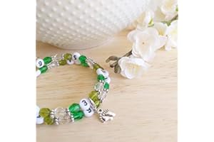 NAÏRIS BIJOUX Bracelet d'allaitement - permet de noter l'heure de la dernière tétée ou dernier biberon - modèle Viseth