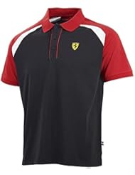 Scuderia Ferrari F1 para hombre Race polo negro, hombre, negro, mediano