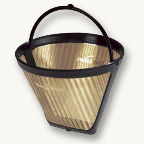SwissGold KF2 Kaffeefilter, wiederverwendbar, kegelförmig, 2-6 Tassen SwissGold KF2 Kaffeefilter, wiederverwendbar, kegelförmig, 2-6 Tassen Bilder