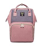 【Große Kapazität Windelbeutel】 Tiscen Wickeltasche hat separate Staufächer, können Sie in der Milchflasche, Wasserflasche, Babykleidung, Babywindeln, Handtücher und so weiter in verschiedenen separaten Taschen.