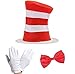 Produktbild Kind  Katze-im-Hut-Set mit Fliege und Handschuhen und Hut