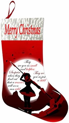 WeERNUO Christmas Stocking Ruby -RWBY Personalized Design Lovely Present Kit Candy Bag