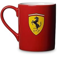 Ferrari Scudetto café taza, taza, taza, rojo