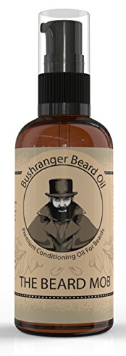 Bushranger Beard Oil - 100ml Premium Quality Conditioning For Softer, Thicker And Fuller Beard. Stimulate Hair Growth And Moisturise Skin To Avoid Beardruff. Light Oil With Refreshing Fragrance