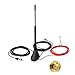 Produktbild Toiot DAB Auto Antenne Shark Dachantenne SMA Stecker auf DIN Adapter Klinken 5m Kabel Empfänger für Radio Pioneer Kenwood Sony Pure Jvc Alpine Clarion