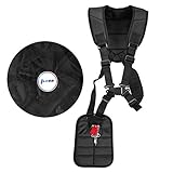 Kommt mit verstellbarem Schultergurt und Klemmen, die machen es einfach zu befestigen und lösen