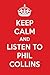 Produktbild Keep Calm And Listen To Phil Collins: Phil Collins Designer Notebook