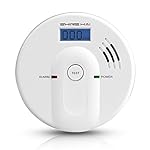 SHINE HAI Détecteur de Monoxyde de Carbone CO Alarme Avertisseur Moniteur Certifié CE en RoHS