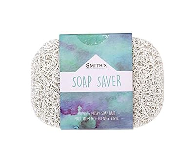 Smith's Merchandise Economiseur de savon / Support pour savon de Smith | Écologique (couleur: blanc)