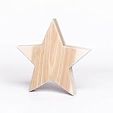 verschiedenes rätsel  Holzstern aus Eschenholz  handgefertigt in Bayern  verschiedene Größen zur Auswahl  Holzdekoration Deko-Stern aus Holz Naturbelassen