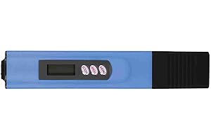 YWBL-WH TDS Tester Miernik jakości wody Miernik twardości wody HH i DH 1% PPM Rozdzielczość Dokładność odczytu Zestaw 0-9990 PPM z wyświetlaczem LCD do akwarium basenowego (niebieski)