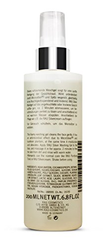 RAU Silver Facial Washgel 200 ml – Waschgel für das Gesicht mit hochporösem Silber, ideal bei unreiner Haut, Akne und Neurodermits. - 2