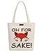 Produktbild S.CHU Damen Oh For Fox Sake Canvas Shopper Schultertaschen