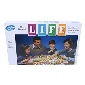 Hasbro Gaming The Game of Life Strategy Board Game for Families and Kids Ages 9 and Up, Game for 2-8 Players, Multicolor
