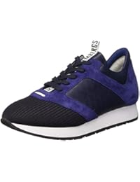 Bikkembergs Runn-er 656 L.Shoe M Fabric/Leather, Sandalias con Plataforma para Hombre