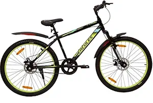 Hercules Cycles Tubular Wheels Top Speed FX200 Dual DISC 18.00 Inches Frame Road Bike for Men (26T) - Multicolor