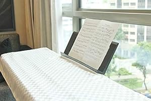 Clairevoire Housse de piano numérique pour Yamaha P515 [Blanc perle] | Ouverture de la bibliothèque | Dossiers latéraux faciles d'accès | Double couche et étanche |133.6cm X 37.6cm