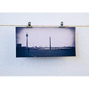Postkarte XXL Panorama Düsseldorf Fernsehturm