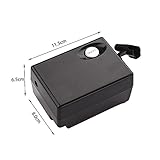 GAGA MILANO SP16B Airbrush Mini Luft Kompressor Schönheit speziellen Luftkompressor Anzug Für Schönheit, Make-up, Maniküre, temporäre Tätowierung, Kuchen Dekorieren Und Andere Verwendungen Des Luftkompressor-Set Schwarz -