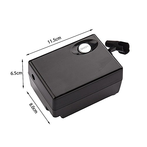 GAGA MILANO SP16B Airbrush Mini Luft Kompressor Schönheit speziellen Luftkompressor Anzug Für Schönheit, Make-up, Maniküre, temporäre Tätowierung, Kuchen Dekorieren Und Andere Verwendungen Des Luftkompressor-Set Schwarz - 4