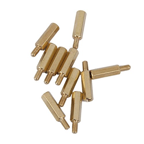 150pcs Messing M3 Hex Spalte Abstands Unterstützung Distanzschraube Mutter Sortiment - 4