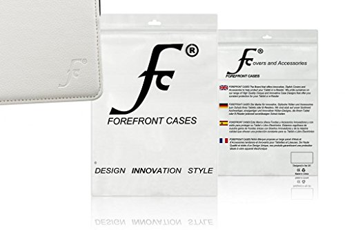 Forefront Cases® Neue Leder Drehbar Hülle / Tasche / Case / Cover für Amazon Fire HDX 8.9 Tablet (November 2014) – Rundum-Geräteschutz und intelligente Auto-Sleep-Wake-Funktion mit 3-JAHRES-GARANTIE VON Forefront CASES – inkl. Eingabestift und Displayschutz - 7