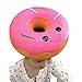 Produktbild Fuibo Squishies Jumbo Giant Donut langsam steigende Frucht duftende Stress Relief Spielzeug Geschenk Für Kinder und Erwachsene Spielzeug (Pink)