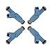 Produktbild ACFUN Fuel injectors 4pcs hochleistungs-blau 4-Loch kraftstoffeinspritzdüse-Kits 0280155715 für Ford Chevrolet Dodge Jeep Lotus Pontiac Porsche